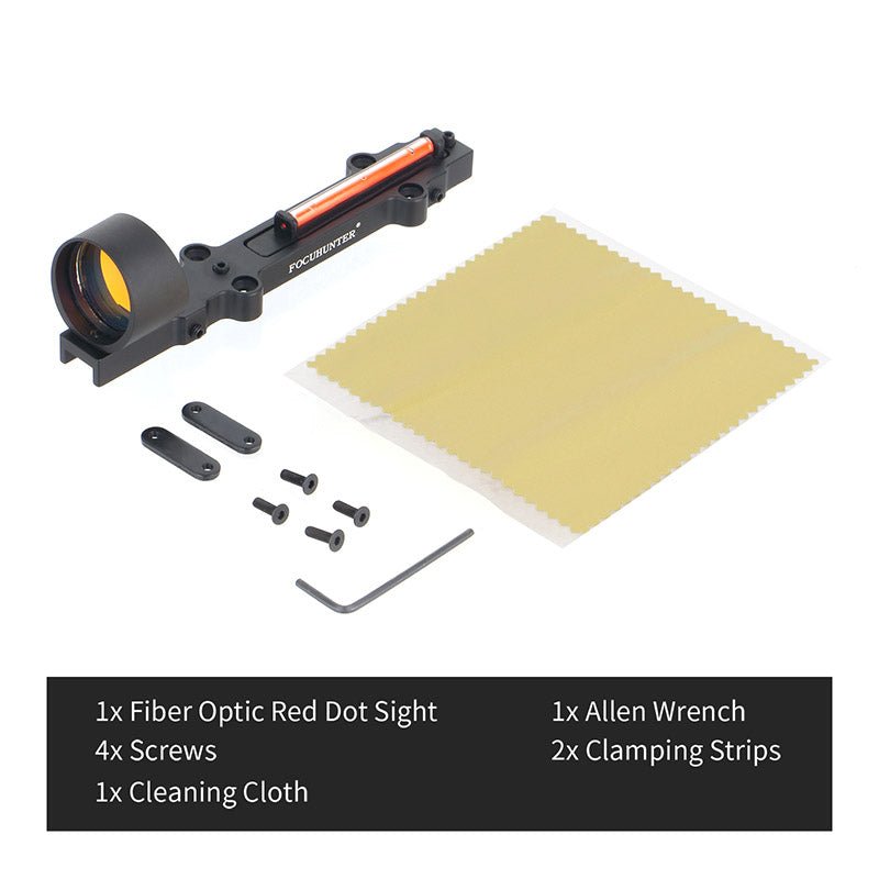 1X28 RED&GREEN DOT FIBER SHOTGUN SIGHT - OPTICREV