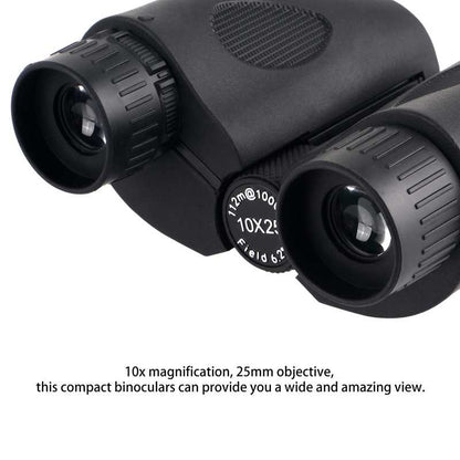 10x25 Compact Professional Binoculars for Traveling Bird-watching