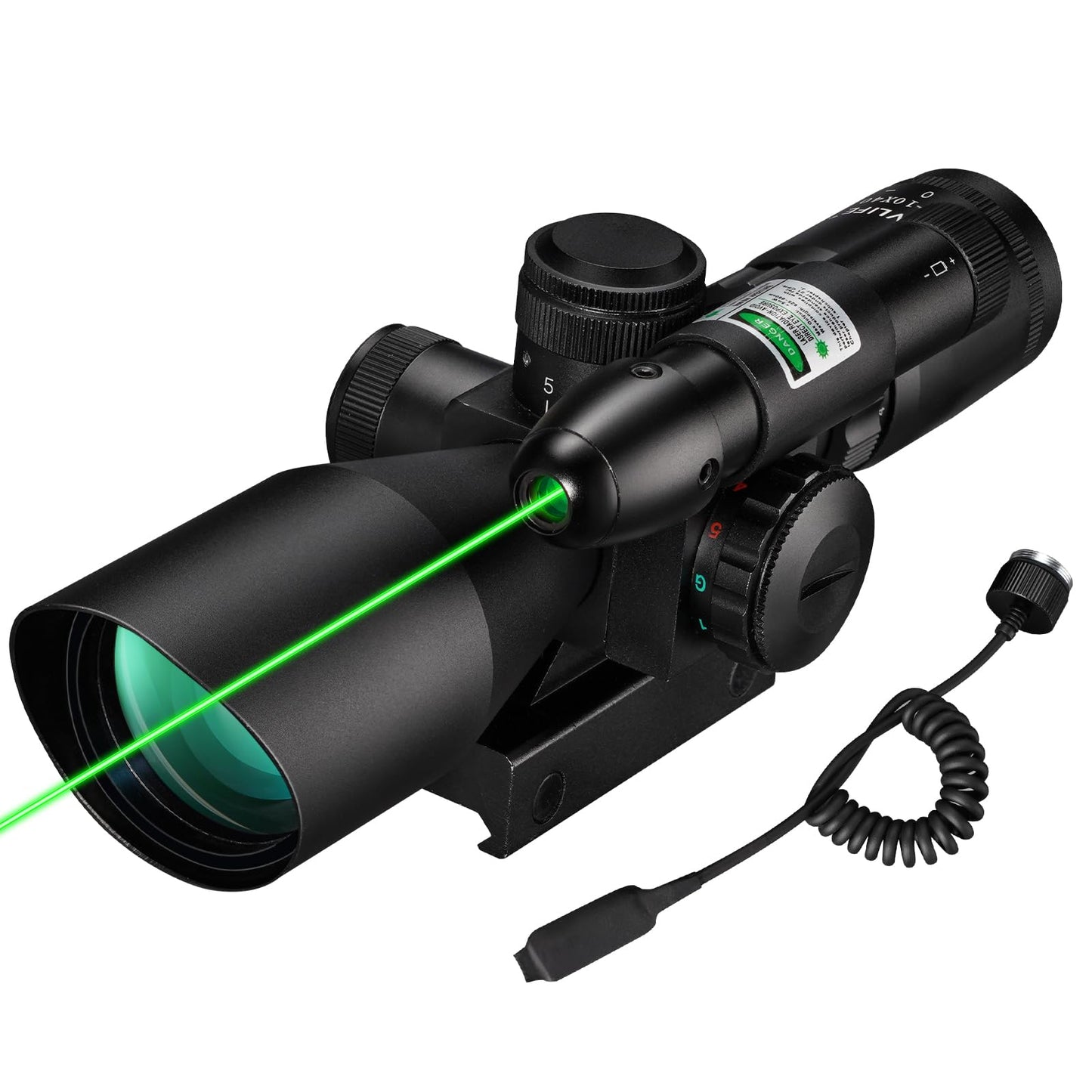 2.5-10X40E GREEN LASER INTEGRATED M10 OPTICAL SNIPER SIGHT - OPTICREV