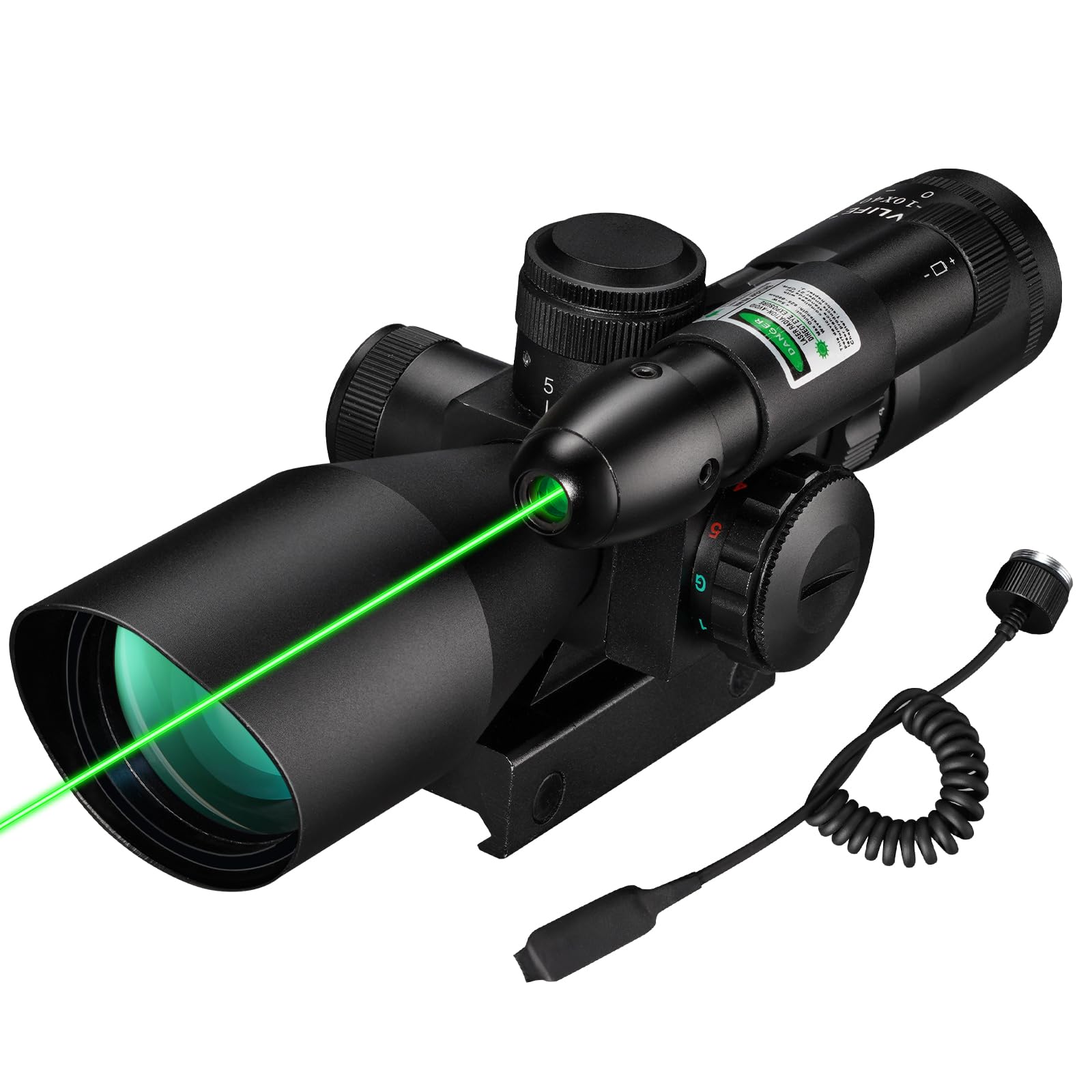 2.5-10X40E GREEN LASER INTEGRATED M10 OPTICAL SNIPER SIGHT - OPTICREV