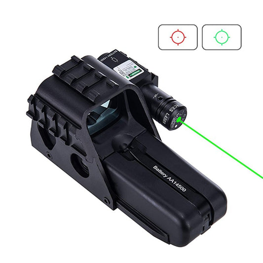 552G HOLOGRAPHIC WEAPON SIGHT+GREEN LASER - OPTICREV