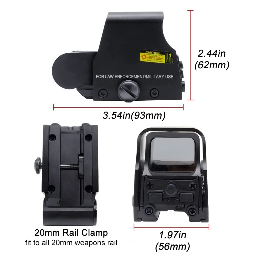 553 HOLOGRAPHIC SIGHT TACTICAL RED DOT SIGHT SCOPE - OPTICREV