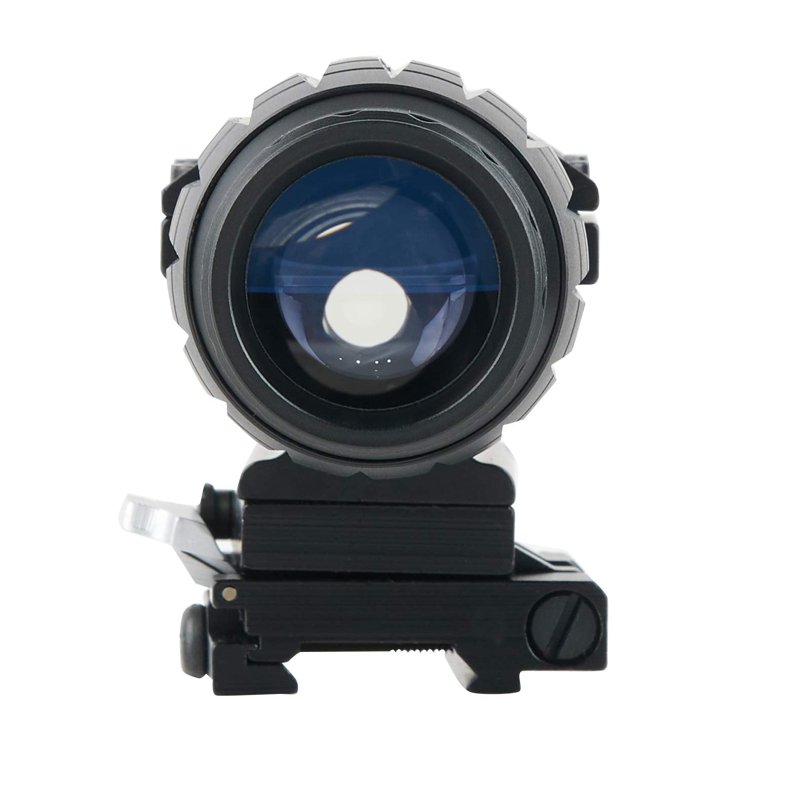 ‎BBRAND 3X MAGNIFIER FLIP TO SIDE SCOPE 3X30MM RIFLE MAGNIFIER WITH QD MOUNT AND LEN COVERS - OPTICREV