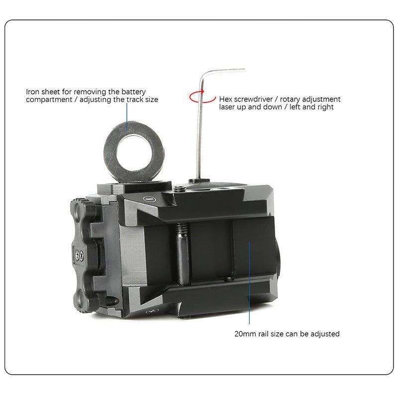 LS-CL3 Tactical Combo Gun Flashlight And Laser Sight - OPTICREV